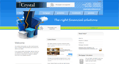 Desktop Screenshot of crystalfinancial.com