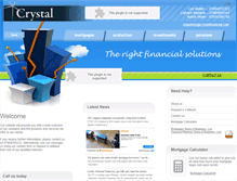 Tablet Screenshot of crystalfinancial.com